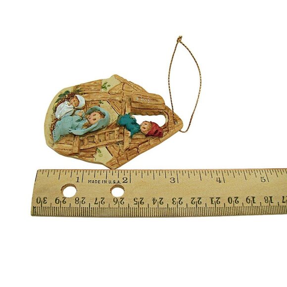 Vintage La Berge 1995 Away In the Manger Holiday Christmas Ornament Decoration - Picture 8 of 12